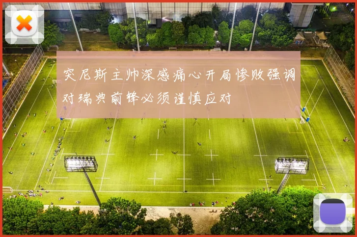 突尼斯主帅深感痛心开局惨败强调对瑞典前锋必须谨慎应对